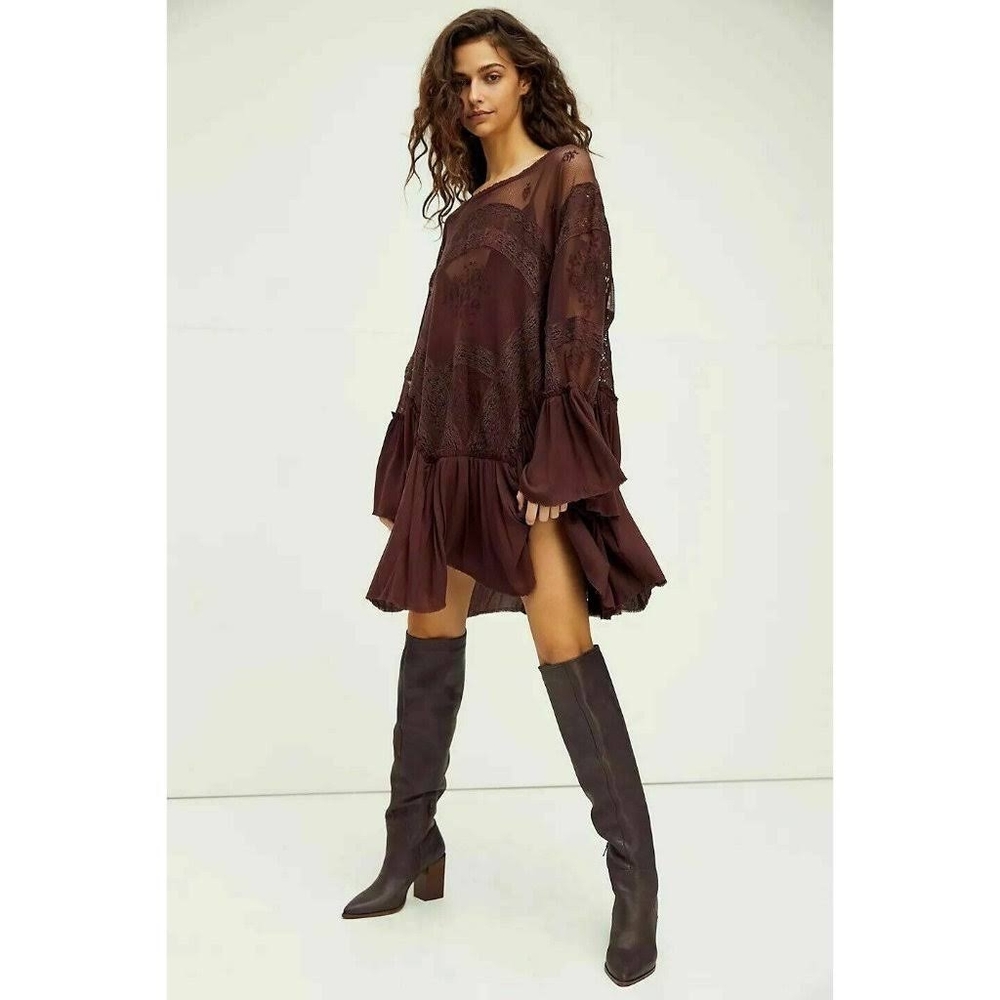 Free people layered in lace swing dress | offers welcome